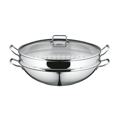 Bộ chảo Wok sâu lòng WMF Macao 36cm 4 món